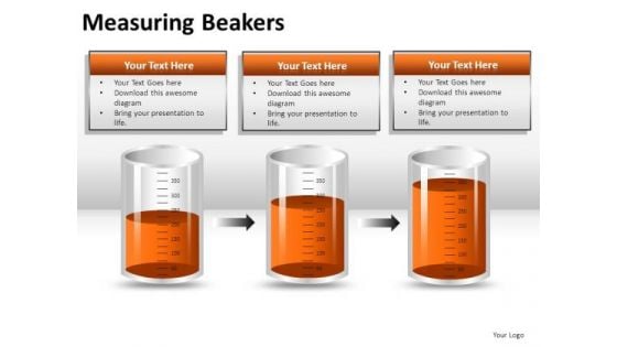 Science Measuring Beakers PowerPoint Slides And Ppt Diagram Templates