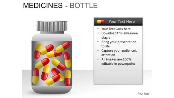 Science Medical Bottle PowerPoint Slides And Ppt Diagram Templates