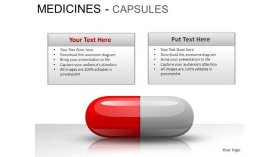 Science Medical Capsules PowerPoint Slides And Ppt Diagram Templates