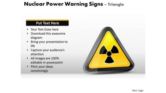Science Nuclear Power Warning Signs Triangle PowerPoint Slides And Ppt Diagram Templates