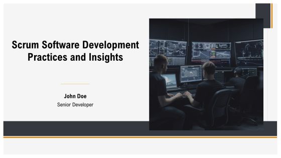 Scrum Software Development Practices And Insights PPT Example AT