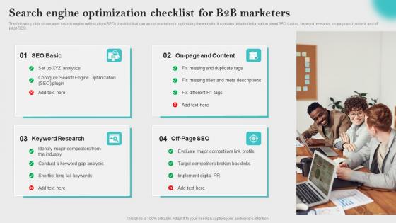 Search Engine Optimization Checklist Innovative Business Promotion Ideas Rules Pdf