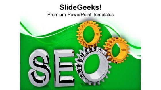 Search Engine Optimization Technology PowerPoint Templates Ppt Backgrounds For Slides 0713