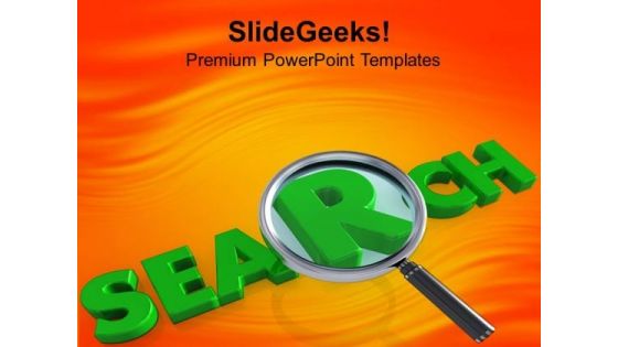 Search For Good Ideas PowerPoint Templates Ppt Backgrounds For Slides 0713