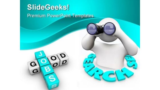 Search Good Jobs People PowerPoint Backgrounds And Templates 1210