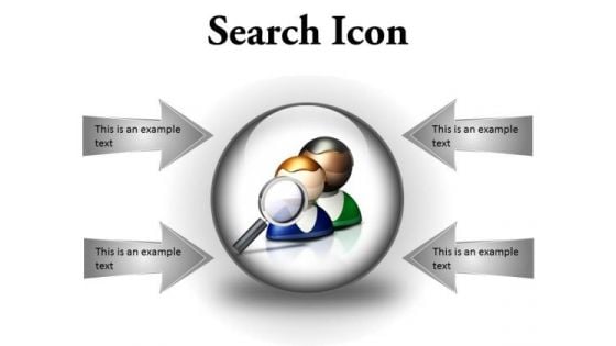 Search Icon Business PowerPoint Presentation Slides C