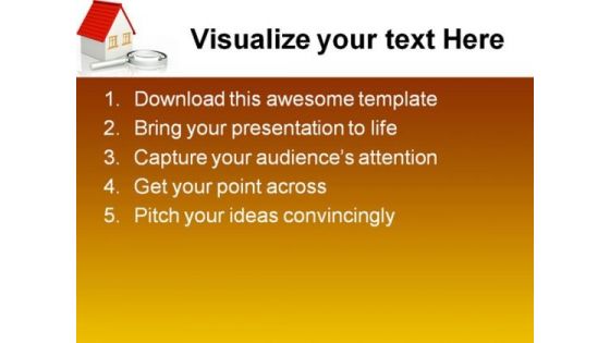 Search Of Home Real Estate PowerPoint Themes And PowerPoint Slides 0811