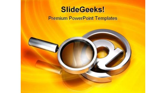 Searching For Email Internet PowerPoint Themes And PowerPoint Slides 0711