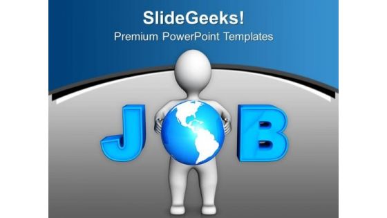 Searching For Job Career Opportunities PowerPoint Templates Ppt Backgrounds For Slides 0513
