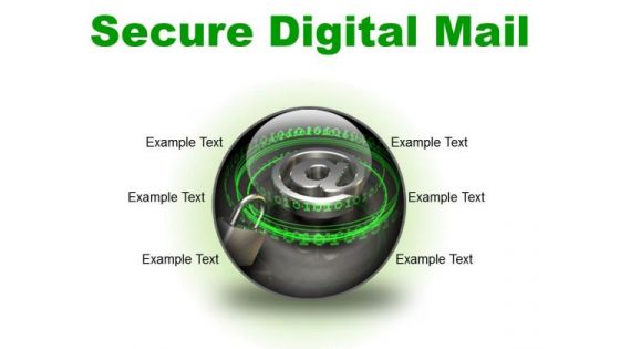 Secure Digital Mail Internet PowerPoint Presentation Slides C