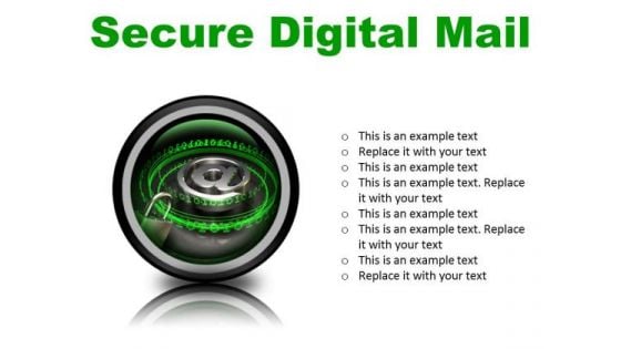 Secure Digital Mail Internet PowerPoint Presentation Slides Cc