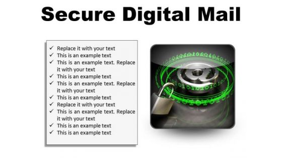 Secure Digital Mail Internet PowerPoint Presentation Slides S