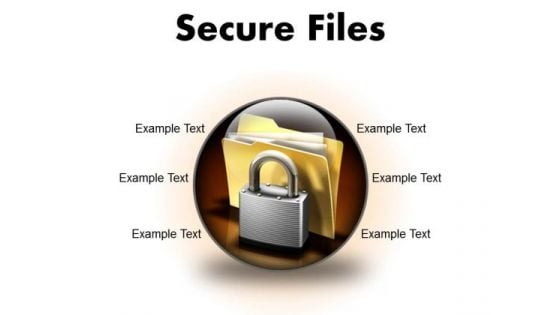 Secure Files Security PowerPoint Presentation Slides C