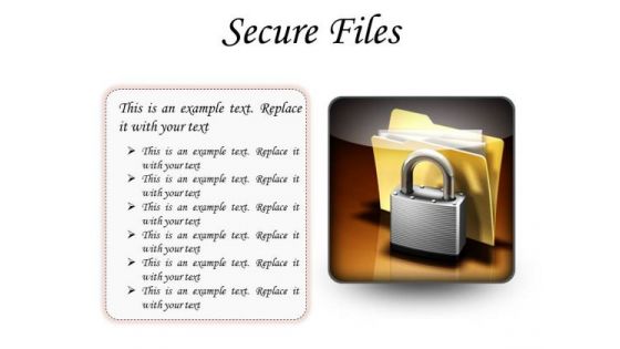 Secure Files Security PowerPoint Presentation Slides S