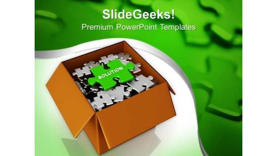 Secure The Right Solution In Business PowerPoint Templates Ppt Backgrounds For Slides 0413