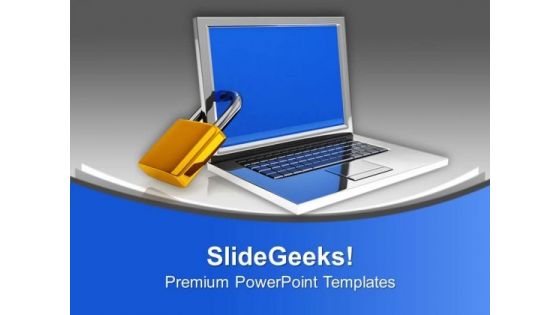 Secure Your Pc From Viruses PowerPoint Templates Ppt Backgrounds For Slides 0413