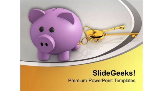 Secured Money Bank Future PowerPoint Templates Ppt Backgrounds For Slides 0313 Secured Money Bank Future PowerPoint Templates Ppt Backgrounds For Slides 0313