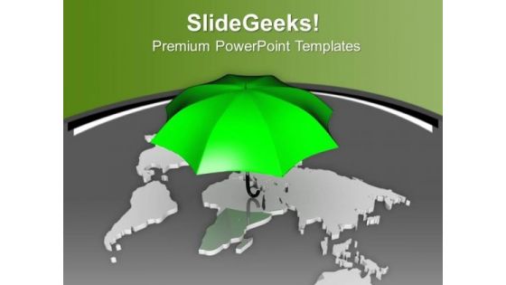 Secured World PowerPoint Templates Ppt Backgrounds For Slides 0713