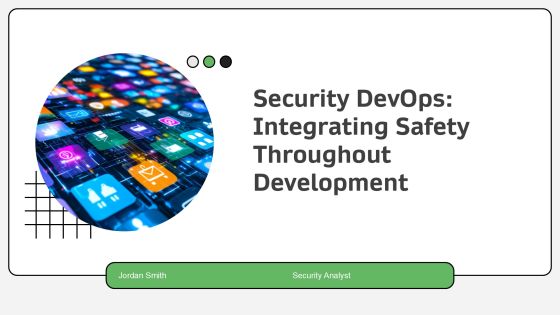 Security Devops Integrating Safety Throughout Development PPT Information AT