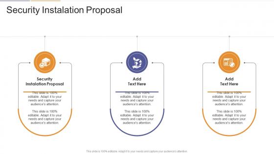 Security Instalation Proposal In Powerpoint And Google Slides Cpb