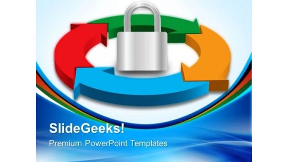 Security Process Business PowerPoint Templates And PowerPoint Themes 0312