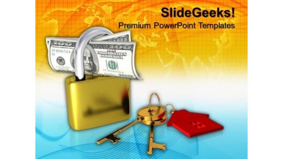 Security Real Estate Finance PowerPoint Templates And PowerPoint Themes 0912