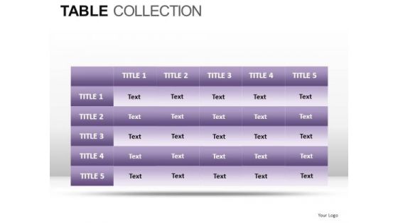 Security Table Collection PowerPoint Slides And Ppt Diagram Templates