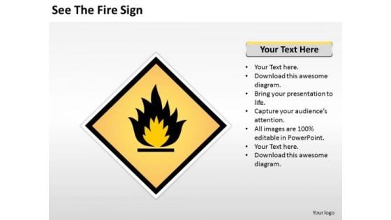 See The Fire Sign Ppt Business Continuity Plan Sample PowerPoint Slides