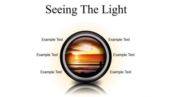 Seeing The Light Nature PowerPoint Presentation Slides Cc