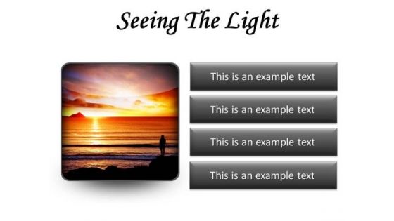 Seeing The Light Nature PowerPoint Presentation Slides S