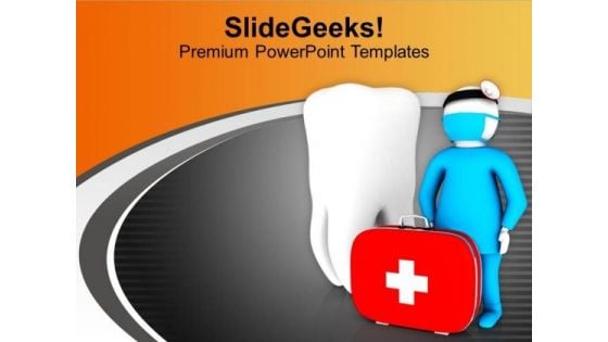 Seek Advise From Dentist PowerPoint Templates Ppt Backgrounds For Slides 0713