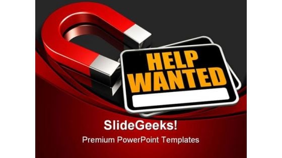 Seeking Help Metaphor PowerPoint Themes And PowerPoint Slides 0811