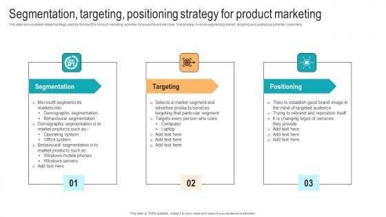 Segmentation Targeting Positioning Strategic Advancements By Microsofts Guidelines Pdf