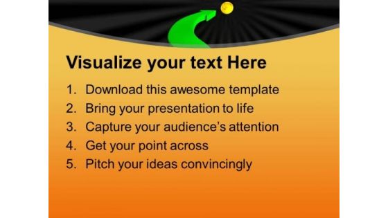 Select Right Path For Goal Achievement PowerPoint Templates Ppt Backgrounds For Slides 0413