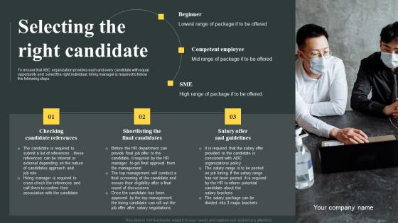 Selecting The Right Candidate Organizations Guide To Talent Information Pdf