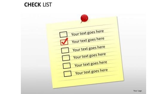 Selection Check List PowerPoint Slides And Ppt Diagram Templates