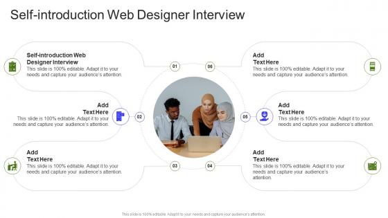 Self Introduction Web Designer Interview In Powerpoint And Google Slides Cpb