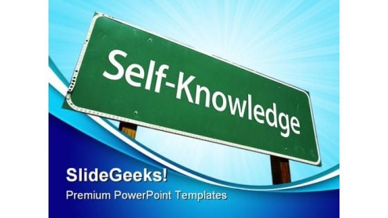 Self Knowledge Education PowerPoint Themes And PowerPoint Slides 0811