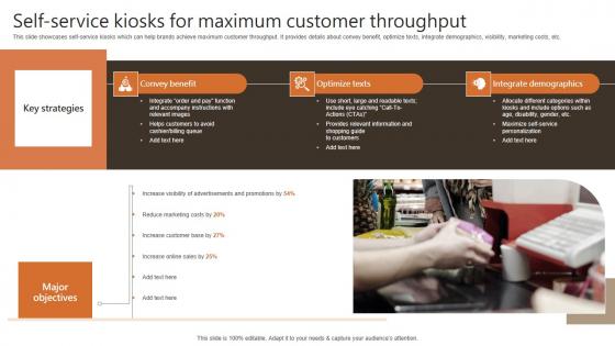 Self Service Kiosks For Maximum Customer Experiential Marketing Technique Graphics PDF