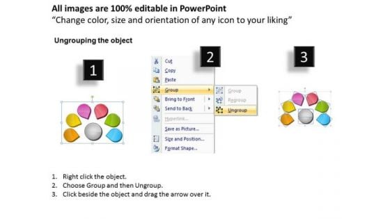 Semicircle Training Program 6s PowerPoint Slides Presentation Diagrams Templates