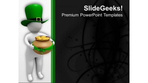 Send Wishes Of Patricks Day PowerPoint Templates Ppt Backgrounds For Slides 0713