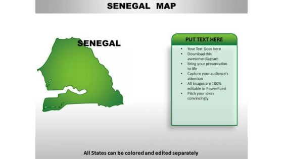 Senega PowerPoint Maps