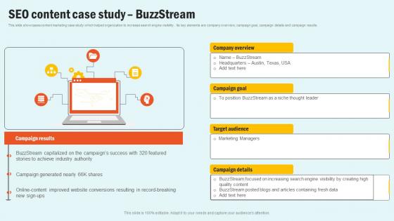 SEO Content Case Study Enhancing Website Performance With Search Engine Content Infographics Pdf