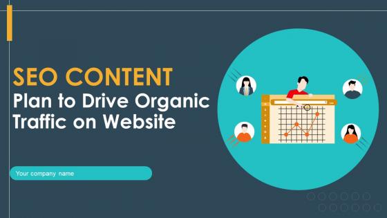 SEO Content Plan To Drive Organic Traffic On Website Complete Deck Strategy CD