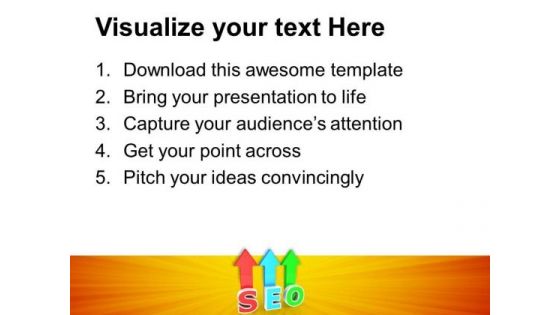 Seo Marketing Arrows PowerPoint Templates And PowerPoint Themes 0812