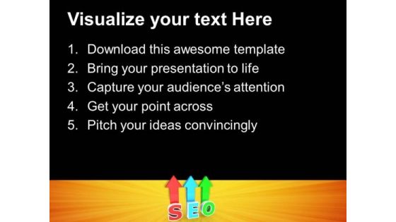 Seo Marketing Arrows PowerPoint Templates And PowerPoint Themes 0812
