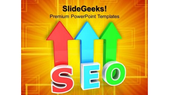 Seo Marketing Arrows PowerPoint Templates And PowerPoint Themes 0812