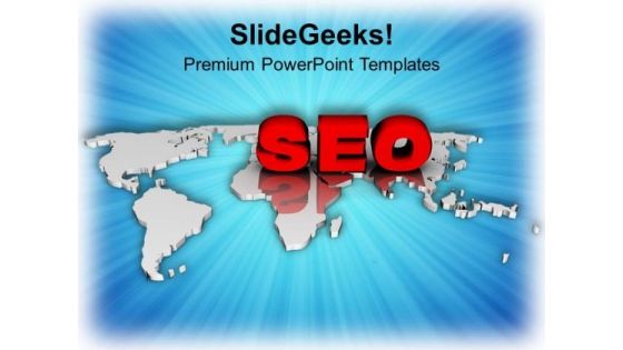 Seo On World Map PowerPoint Templates Ppt Backgrounds For Slides 0713 Seo On World Map PowerPoint Templates Ppt Backgrounds For Slides 0713