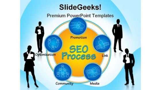 Seo Process Business PowerPoint Templates And PowerPoint Backgrounds 1211