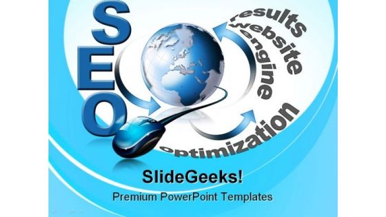 Seo Search Globe PowerPoint Templates And PowerPoint Backgrounds 0911